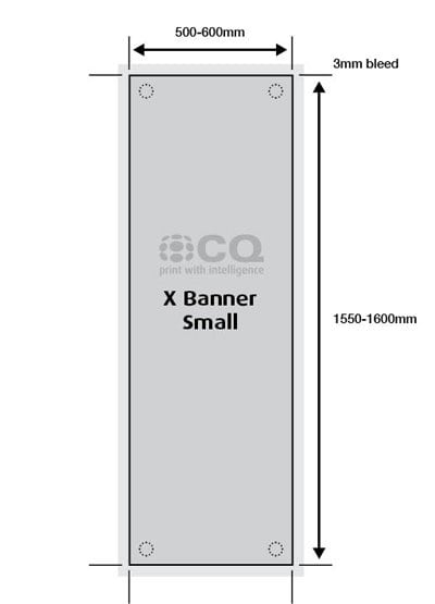 X Banner Display Templates - CQ Print