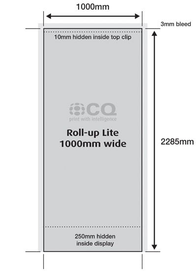 Roll Up Lite Display 1000mm